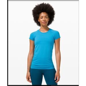 Lululemon Swiftly Tech Short-Sleeve Shirt 2.0 Turquoise Tide Size 8